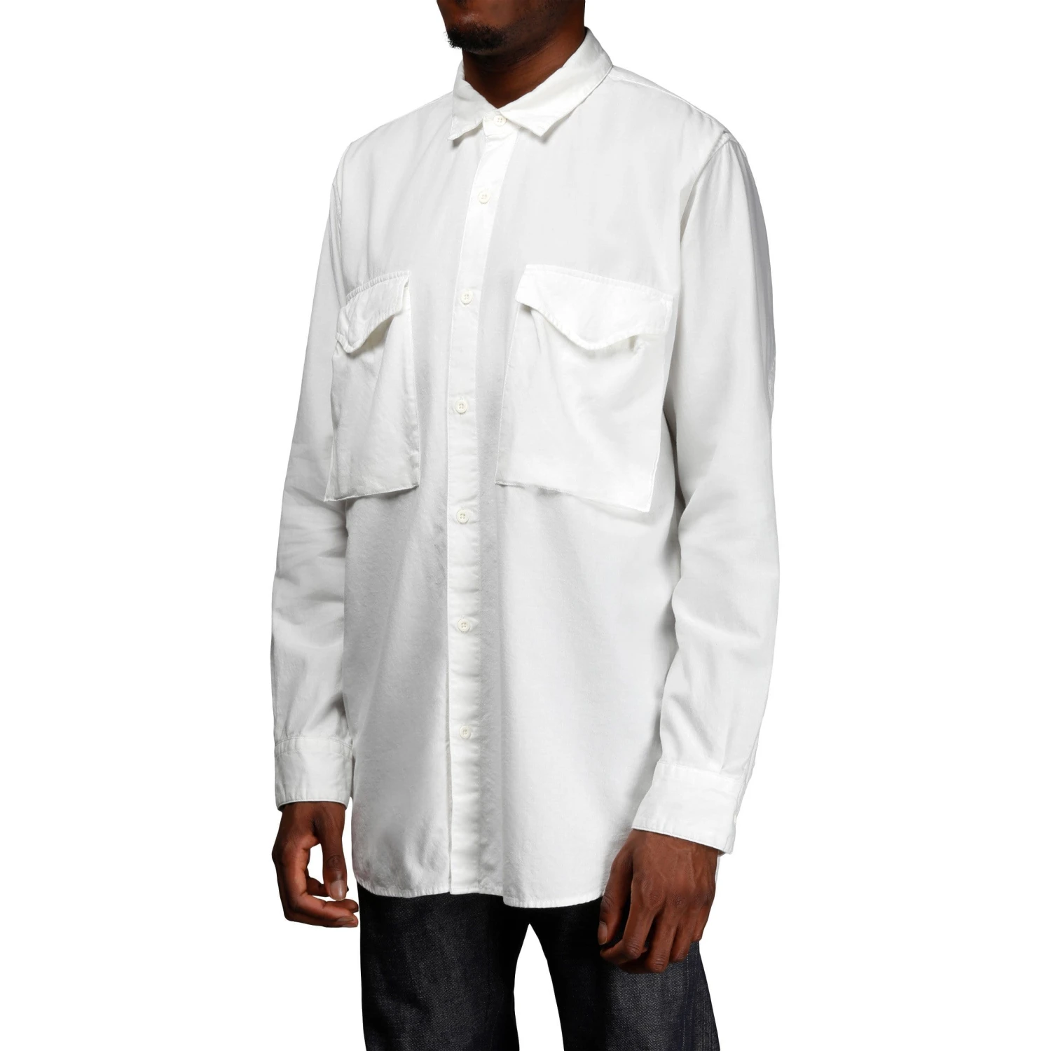 HUNTER LONG SHIRT COTTON CHAMBRAY 3 HUNTER LONG SHIRT COTTON CHAMBRAY - Image 3