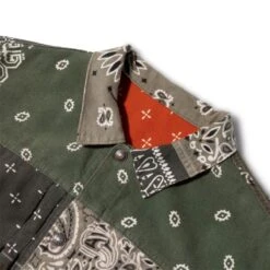 FLANNEL REVERSIBLE BANDANA 1ST JACKET -Apparel Promotion Store 8c7f34e34ab56b4421f07b9b095a7a37