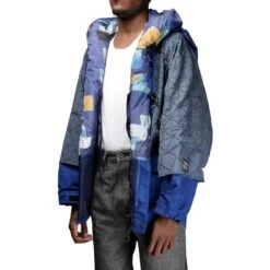 60/40 SASHIKO PRINT KAMAKURA ANORAK BLOUSON -Apparel Promotion Store 8cb33665494ad1449bdc44262a28bd8b