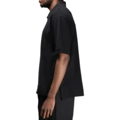 Fred Perry X MARGARET HOWELL PIQUE SHIRT -Apparel Promotion Store FRED PERRY MARGARET HOWELL PIQUE SHIRT BLACK SM6001 05