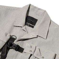 UTILITY SHIRT -Apparel Promotion Store IISEUTILITYSHIRTBLACKSEERSUCKERMSS20 15 01 3