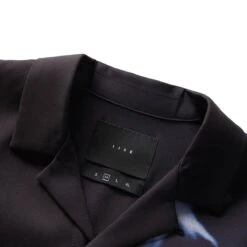 FLOCK BUTTON UP -Apparel Promotion Store IlSEFLOCKBUTTONUPNAVYMFW22 02 03 3