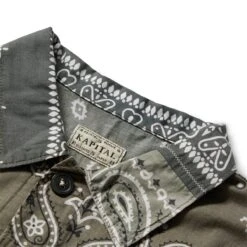 BANDANA PATCHWORK 1ST JACKET 9 BANDANA PATCHWORK 1ST JACKET -Apparel Promotion Store KAPITALBANDANAPATCHWORK1STJACKETKHAKI3EK 918 5