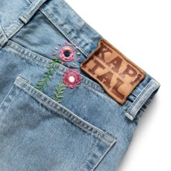 14OZ DENIM 5P MONKEY CISCO (66 Psyche Kneed Remake) -Apparel Promotion Store Kapital14OZDENIM5PMONKEYCISCO 66PSYCHEKNEEDREMAKE BURGUNDY34K2109LP009 8