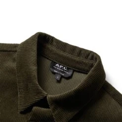 A.P.C. JOE OVERSHIRT -Apparel Promotion Store a.p.c.SURCHEMISEJOEMILITARYKHAKISCOESP H02486 4