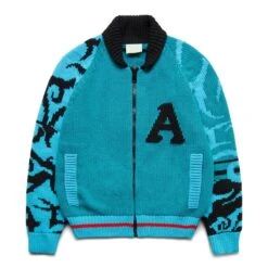 Aries VARSITY ZIP THRU KNIT