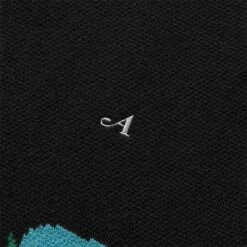 FLORAL SWEATER VEST -Apparel Promotion Store awakenyFLORALSWEATERVESTBLACKSAWK FW22 KN003 3