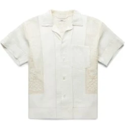 LINEN CUTWORK SHIRT