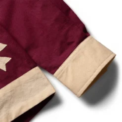 MOONFLOWER APPLIQUE L/S -Apparel Promotion Store bodeMOONFLOWERAPPLIQUELSMAROONCREAMMLMRF22SH094 5