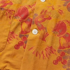 OVERDYED TABLECLOTH S/S SHIRT -Apparel Promotion Store bodeOVERDYEDTABLECLOTHSSSHIRTTOBACCOMLMRSH000154 3