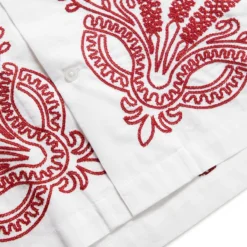 PILEA SS SHIRT -Apparel Promotion Store bodePILEASSSHIRTREDWHITEMLMRSH000067 4