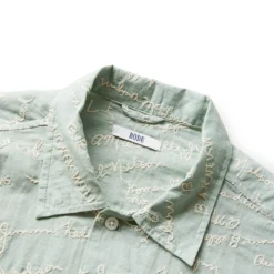 POWDER SIGNATURE LONG SLEEVE SHIRT -Apparel Promotion Store bodePOWDERSIGNATURELSSHIRTBLUESMMRF22SH012 4