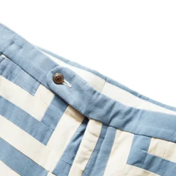 WHITE HOUSE STEPS QUILT TROUSER -Apparel Promotion Store bodeWHITEHOUSESTEPSQUILTTROUSERBLUECREAM30MRF22BT031 3