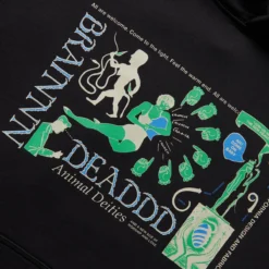 ANIMAL DEITIES HOODIE -Apparel Promotion Store braindeadANIMALDIETIESHOODIEBLACKSBDF22T09002548BK01 4