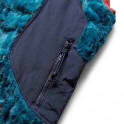 ORGANIC PANELED FUR VEST -Apparel Promotion Store braindeadORGANICPANELEDFURVESTMALLARDSBDF22O17002485GR14 3