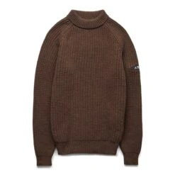 MIRRORED FLAG LOGO KNITTED POLO