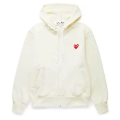 Comme Des Garçons Play PLAY ZIP HOODED SWEATSHIRT