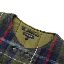 COVER VEST -Apparel Promotion Store engineeredgarmentsCOVERVESTGREENNAVYM22F1C003 3