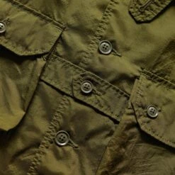 EXPLORER SHIRT JACKET -Apparel Promotion Store engineeredgarmentsEXPLORERSHIRTJACKETOLIVENYLONRIPSTOPM23S1D037 DZ027 4