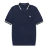 Fred Perry TEXTURED FRONT KNITTED SHIRT