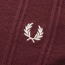 Fred Perry TIPPING TEXTURE KNITTED SHIRT -Apparel Promotion Store fredperryTIPPINGTEXTUREKNITTEDSHIRTOXBLOODSK3533 4
