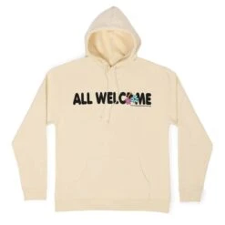 ALL WELCOME GARDEN PULLOVER FLEECE HOOD