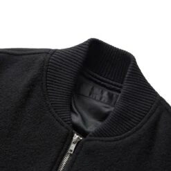 Helmut Lang BOMBER JACKET -Apparel Promotion Store helmutlangWOOLBOMBERBLACK38M09HM101 5