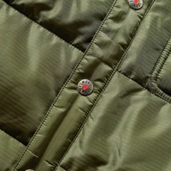 QUILTED SHIRT JACKET -Apparel Promotion Store humanmadeQUILTEDSHIRTJACKETOLIVEDRABMHM24JK024 3