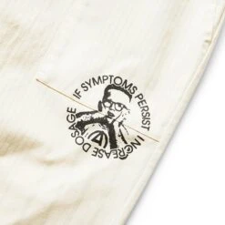 Pleasures OPTICS EASY PANT 7 Pleasures OPTICS EASY PANT -Apparel Promotion Store pleasuresOPTICSEASYPANTCREAMSP22W035 3