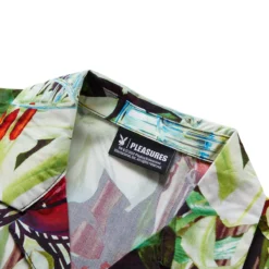 Pleasures X PLAYBOY TASTE BUTTON DOWN -Apparel Promotion Store pleasuresXPLAYBOYTASTEBUTTONDOWNBLUESP22PB025 BLUE 3