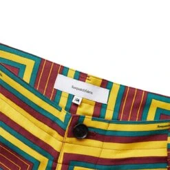 RASTA CHECK EASY PANTS -Apparel Promotion Store sasquatchfabrixRASTACHECKEASYPANTSWINEM22AW PA9 00902 4