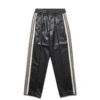 SYNTHETIC LEATHER TRACK PANTS