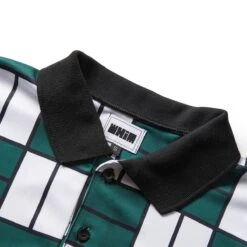 MICRO POLY PIQUE 3 BUTTON GOLF SHIRT -Apparel Promotion Store whimgolfMICROPOLYPIQUE3BUTTONGOLFSHIRTGREENBLACKWHITESWG FW22 03 3